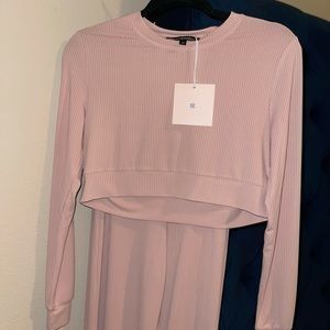 kittenish pink two piece set. size xs. Nwt